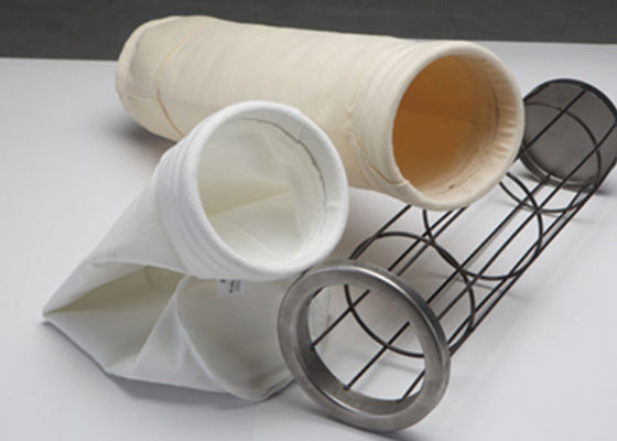 100 PTFE-Prozent Baumwollstoff-550gsm 0,1 Mikrometer-Staub-Kollektor-Filtertüten