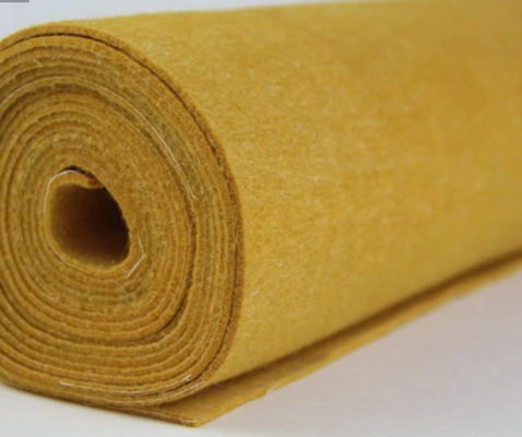 Gelber 2.4mm Metamax Nadel-Filz-Filterstoff